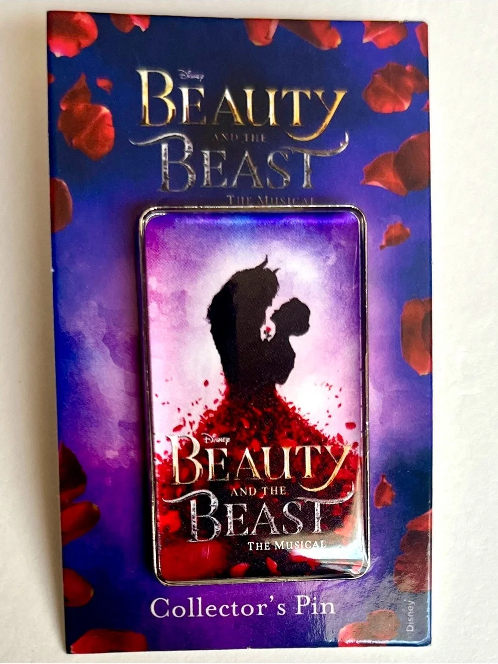Disney Beauty and the Beast Collector Pin - Purple & Red